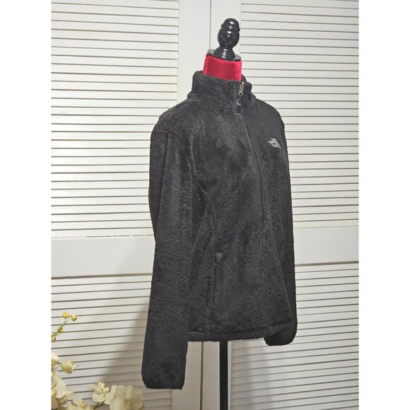 The North Face Women's Black Osito 2 Fleece Jacket Logo Size Medium  2881 - Picture 3 of 13